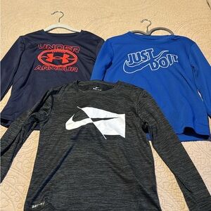 Nike Kids Gray Long Sleeve set of 3 NWT
